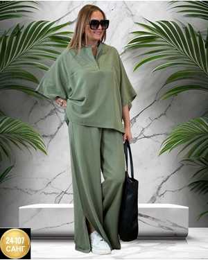 ЖЕНСКИЙ КОСТЮМ ДВОЙКА ТКАНЬ ХБ ЛИЁН