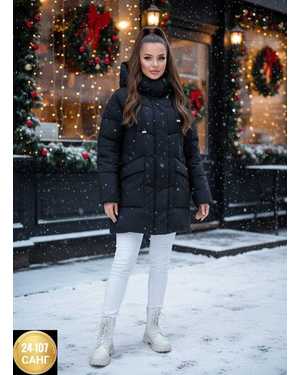 КУРТКА ТКАНЬ УТЕПЛЁННАЯ