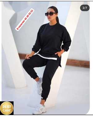 ЖЕНСКИЙ КОСТЮМ ДВОЙКА ТКАНЬ ТРИКОТАЖ