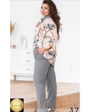 ЖЕНСКИЙ КОСТЮМ ДВОЙКА ТКАНЬ ТРИКОТАЖ СУБЛИМАЦИЯ