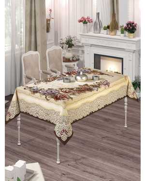 Скатерть гобеленовая 50% катон 50% полиэстер Размер 150 на 220см
