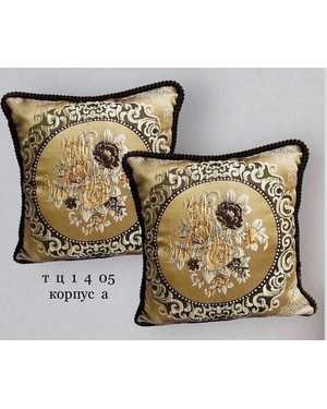 Декоративная наволочка на подушку Материал чехла плотный и приятный гобелен с велюром.