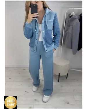 ЖЕНСКИЙ КОСТЮМ ДВОЙКА ТКАНЬ ФЛИС + БАРАШКА