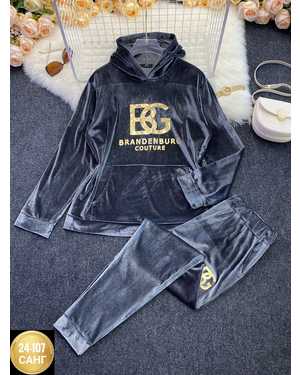 ЖЕНСКИЙ КОСТЮМ ДВОЙКА ТКАНЬ ВЕЛЮР