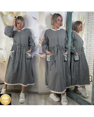 ПЛАТЬЕ ТКАНЬ Х/Б