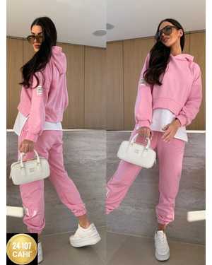 ЖЕНСКИЙ КОСТЮМ ДВОЙКА ТКАНЬ ТРИКОТАЖ + ЛАЙТ