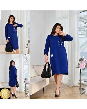 ПЛАТЬЕ ТКАНЬ ТРИКОТАЖ