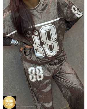 ЖЕНСКИЙ КОСТЮМ ДВОЙКА ТКАНЬ БАРХАТ