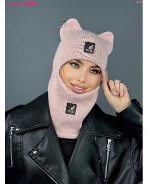 ШАПКА ВЗРОСЛЫЙ РАЗМЕР: ЕДИНЫЙ 70% ШЕРСТЬ, 30% АКРИЛ СЕЗОН ЗИМА