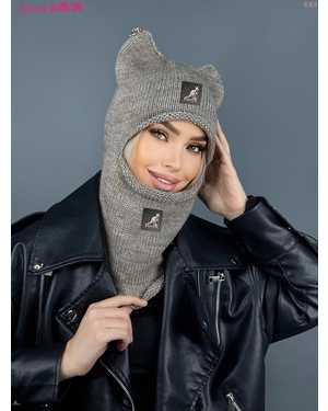 ШАПКА ВЗРОСЛЫЙ РАЗМЕР: ЕДИНЫЙ 70% ШЕРСТЬ, 30% АКРИЛ СЕЗОН ЗИМА