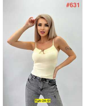 Женский топ. Состав: Хлопок, эластан