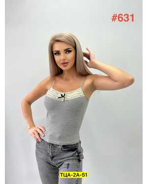 Женский топ. Состав: Хлопок, эластан