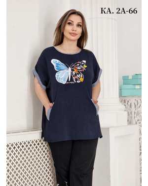 БЛУЗКА МАЛОМЕРЯТ ТКАНЬ СИНГАПУР