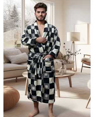 Мужской махровый халат