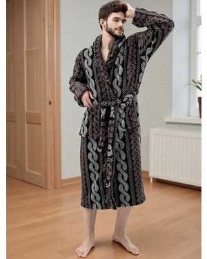 Мужской махровый халат