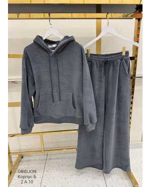 ЖЕНСКИЙ КОСТЮМ ТКАНЬ БАМБУК НА ВЕЛЮР