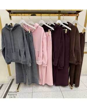 ЖЕНСКИЙ КОСТЮМ ТКАНЬ БАМБУК НА ВЕЛЮР