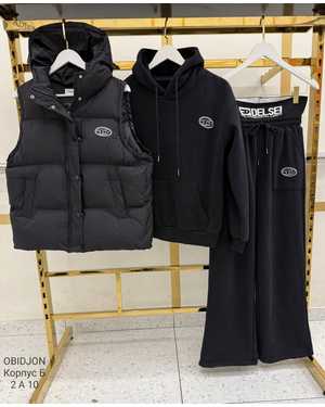 ЖЕНСКИЙ КОСТЮМ ТРОЙКА ТКАНЬ ФЛИС