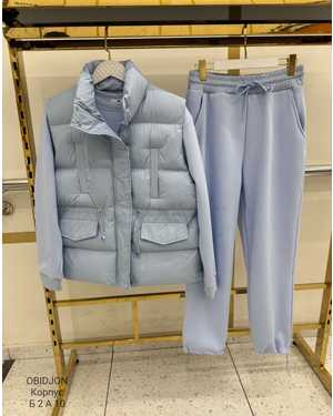 ЖЕНСКИЙ КОСТЮМ ТРОЙКА ТКАНЬ ФЛИС