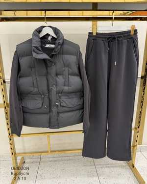 ЖЕНСКИЙ КОСТЮМ ТРОЙКА ТКАНЬ ФЛИС