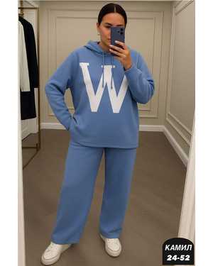 ЖЕНСКИЙ КОСТЮМ ДВОЙКА ТКАНЬ ВЯЗАНАЯ КАШЕМИР ТЁПЛИ