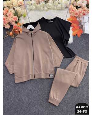 ЖЕНСКИЙ КОСТЮМ ТРОЙКА ТКАНЬ ФЛИС