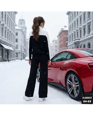 ЖЕНСКИЙ КОСТЮМ ДВОЙКА ТКАНЬ КАШЕМИР