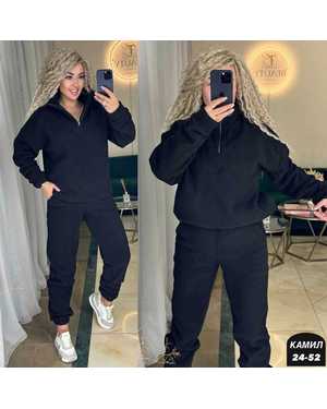 ЖЕНСКИЙ КОСТЮМ ДВОЙКА ТКАНЬ ДВУХСТОРОННЯЯ ФЛИС