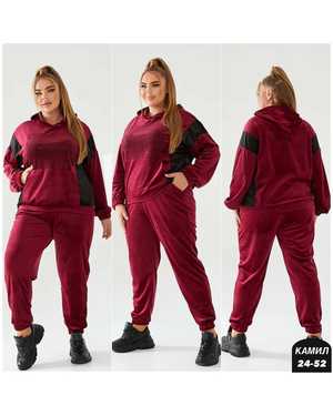 ЖЕНСКИЙ КОСТЮМ ДВОЙКА ТКАНЬ ВЕЛЮР