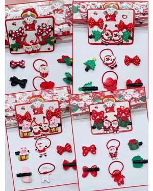 Набор новогодних аксессуаров для волос без выбора