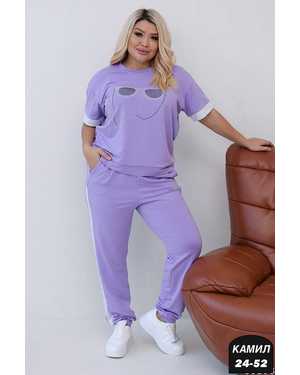 ЖЕНСКИЙ КОСТЮМ ТКАНЬ ТРИКОТАЖ С СУБЛИМАЦИЕЙ