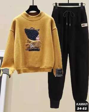 ЖЕНСКИЙ КОСТЮМ ДВОЙКА ТКАНЬ ФЛИС