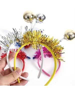 Праздничный ободок шарики без выбора