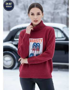 СВИТЕР ТКАНЬ КАШЕМИР ФАБРИЧНЫЙ