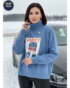 СВИТЕР ТКАНЬ КАШЕМИР ФАБРИЧНЫЙ