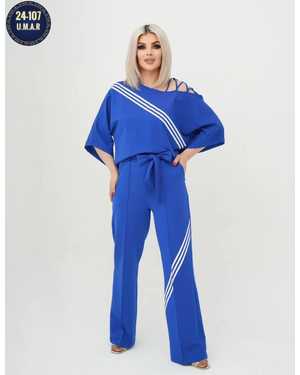 ЖЕНСКИЙ КОСТЮМ ДВОЙКА ТКАНЬ ТРИКОТАЖ