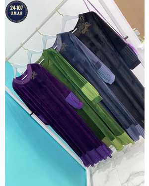 ПЛАТЬЕ ТКАНЬ ЛОМАНЬ ВЕЛЮР