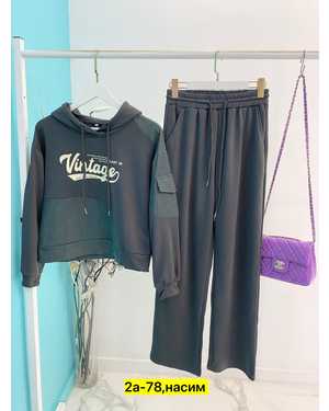 ЖЕНСКИЙ КОСТЮМ ДВОЙКА ТКАНЬ ДВУХНИТКА