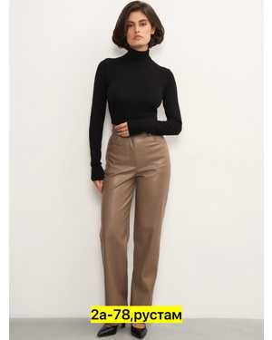 БРЮКИ ТКАНЬ ЭКО-КОЖА