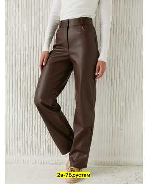 БРЮКИ ТКАНЬ ЭКО-КОЖА