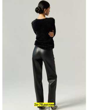 БРЮКИ ТКАНЬ ЭКО-КОЖА