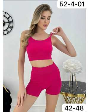 Женский костюм. Ткань в рубчик Хлопок