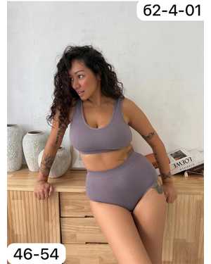 Женский комплект нижнего белья. Ткань : Хлопок