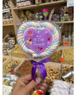 Зефир сердце на палочке 70гр