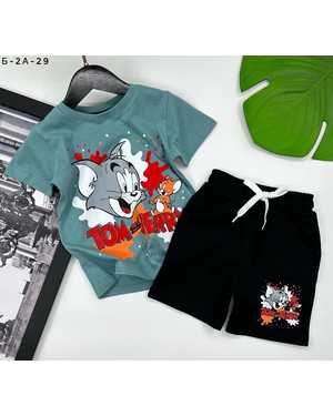 ШОРТЫ С ФУТБОЛКОЙ ТКАНЬ 100% ХЛОПОК