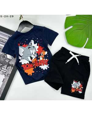 ШОРТЫ С ФУТБОЛКОЙ ТКАНЬ 100% ХЛОПОК