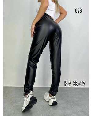 ДЖОГГЕРЫ В РАЗМЕР ТКАНЬ КОЖА, СТРЕЙЧ