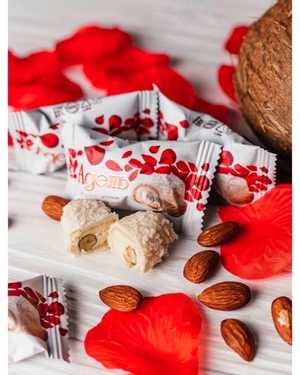 конфеты АДЕЛЬ с цельным миндалём и кокосовым вкусом 1кг