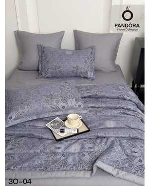 Комплект постельного белья с готовым одеялом “PANDORA”. Ткань: Сатин Наполнитель одеяло: Микрогель & Шелк(возможно замена на похожее)