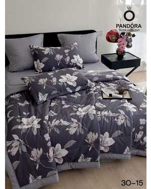 Комплект постельного белья с готовым одеялом “PANDORA”. Ткань: Сатин Наполнитель одеяло: Микрогель & Шелк(возможно замена на похожее)